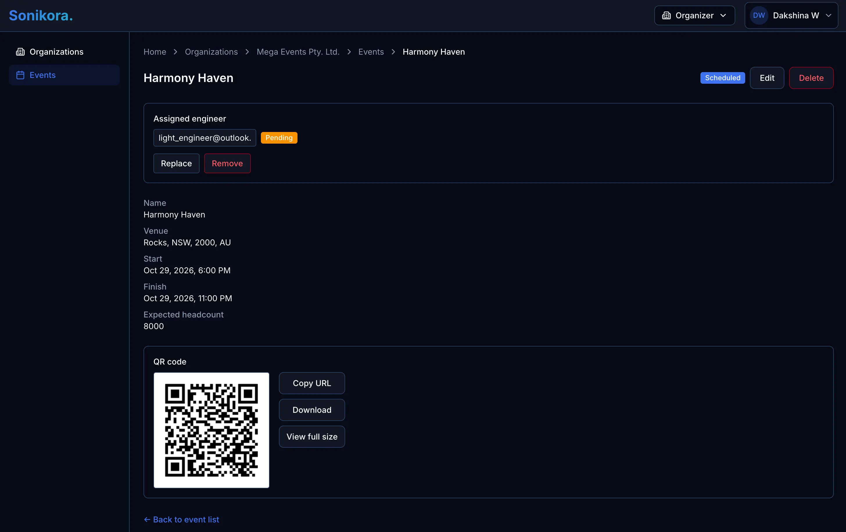 Management portal placeholder