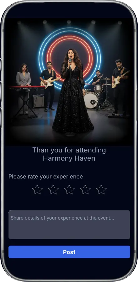 Phone after the event light experience